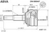 ASVA DW-005A47 Joint Kit, drive shaft